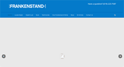 Desktop Screenshot of frankenstand.com
