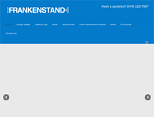 Tablet Screenshot of frankenstand.com